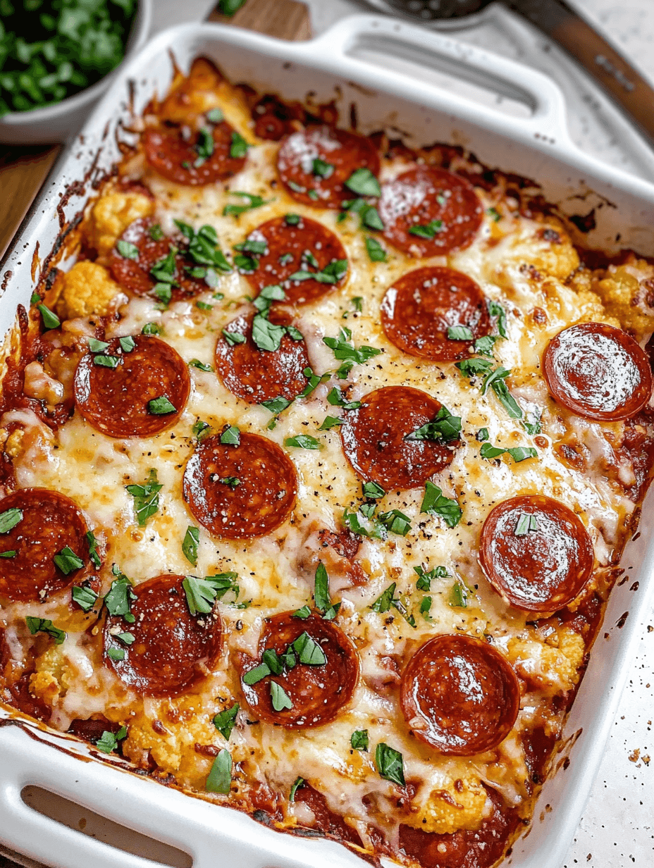 Cauliflower's Culinary Rise: The Ultimate Pizza Casserole Reinvention